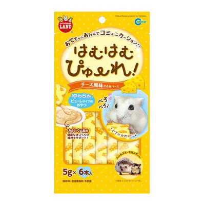(EXP:30/04/2024) Marukan Cheese Puree มารุคัง ขนมแฮมสเตอร์เลียรสชีส แสนอร่อย ใช้ฝึกเพื่อสานสัมพันธ์กับสัตว์เลี้ยง (5gx6ซอง) (MR-846)