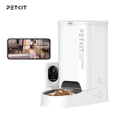 PETKIT YumShare SOLO with Camera เครื่องให้อาหารสัตว์เลี้ยงอัจฉริยะ พร้อมกล้อง AI เชื่อมต่อผ่านมือถือดูกล้องได้ 3L